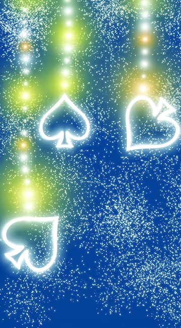 果てしない雪の銀河