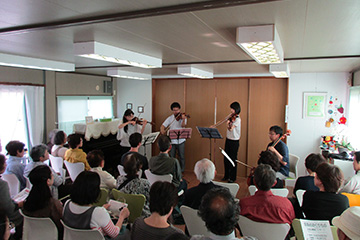 Visiting concert in areas affected by the Great East Japan Earthquake