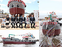 Reitaku Kaiun Co., Ltd. Energy-efficient ship launching ceremony