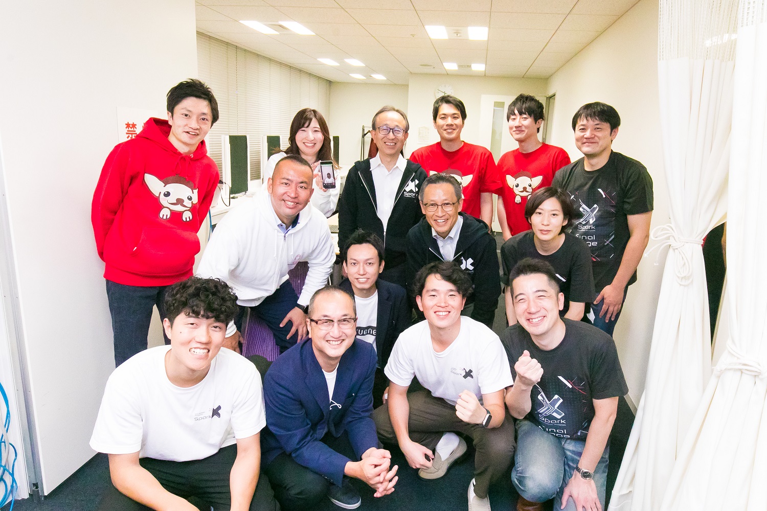 Final screening candidates with President Kamezawa